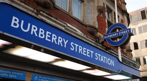 burberry street station london|burberry street tube station.